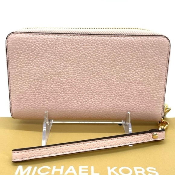 Michael Kors Large Flat MF Phone Case Wallet Powder Blush (NWT) - Picture 4 of 9